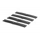 MP Ladder Rail Covers (18 Slots) 4 Pack (BK), Boost handling comfort and protect your rail system with this 18-slot ladder-style rail cover from MP